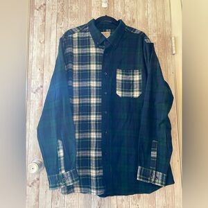 L.L. Bean NEW XL plaid flannel shirt men's 100% cotton Scotch button up NWT